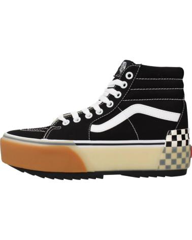 VANS OFF THE WALL ZAPATILLAS MUJER VANS MODELO UA SK8-HI STACKED COLOR NEGRO B BLACK