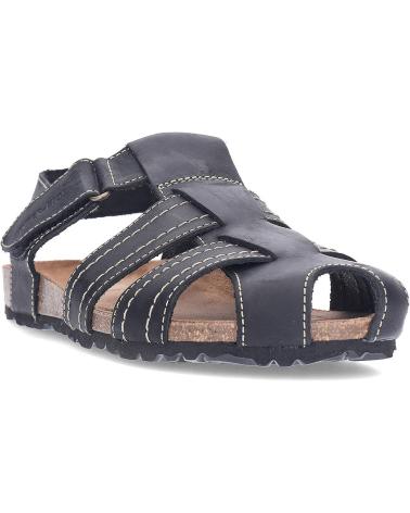 INTERBIOS SANDALIAS CERRADA NEGRO