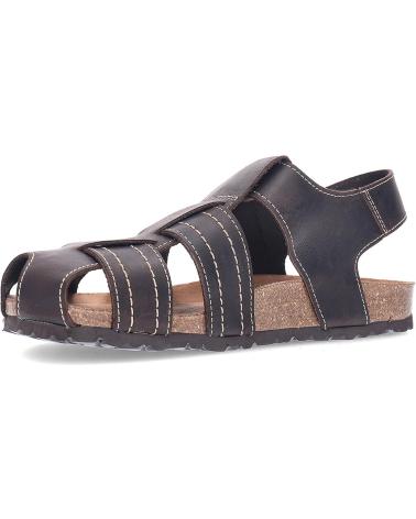 INTERBIOS SANDALIAS CERRADA MOKA2