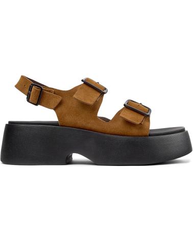 CAMPER SANDALIAS CON PLATAFORMA TASHA K201712 MARRON003