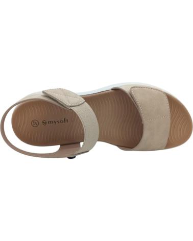 MYSOFT SANDALIAS MEMORY FOAM 25M364- SANDALIAS COMODAS M BEIGE