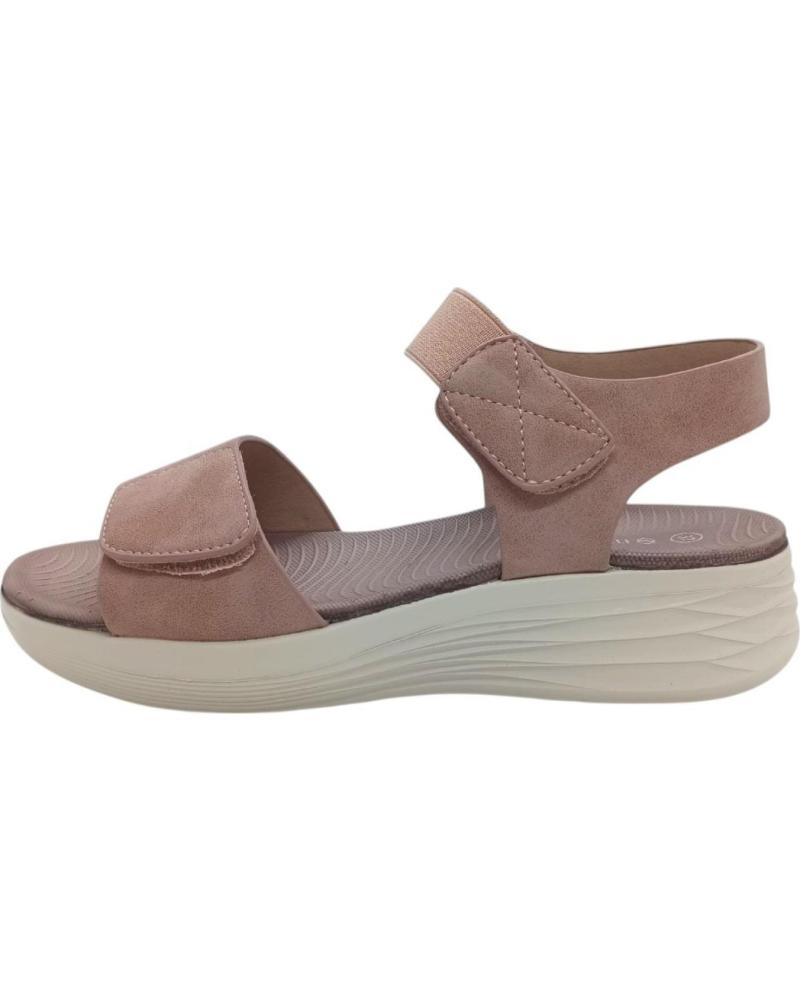 MYSOFT SANDALIAS MEMORY FOAM MALVA DO 25M364-MALVA SANDALIAS CO ROSA