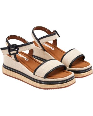 GIOSEPPO - BROCKWAY 74027-PNEGRO - SANDALIAS CON CUNA DE 65 CM Y PLAN MULTICOLOR