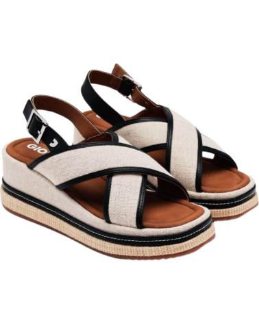 GIOSEPPO - BELLIGAN 74265-PNEGRO - SANDALIAS CON CUNA DE 65 CM Y PLAN MULTICOLOR
