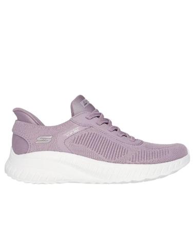 SKECHERS 117497 ZAPATILLAS CASUAL DE MUJER SLIP INS MALVA