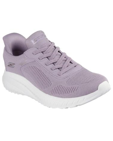 SKECHERS 117497 ZAPATILLAS CASUAL DE MUJER SLIP INS MALVA