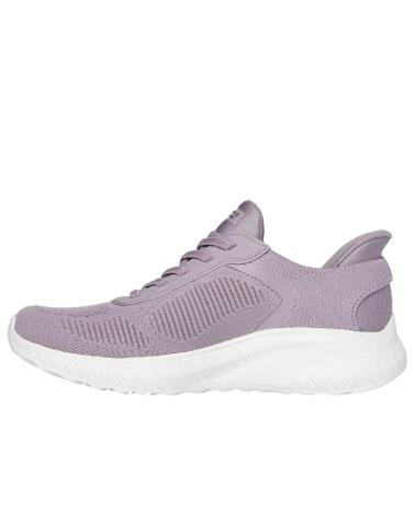 SKECHERS 117497 ZAPATILLAS CASUAL DE MUJER SLIP INS MALVA