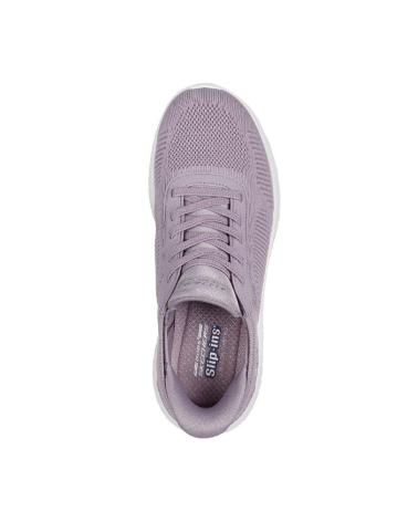 SKECHERS 117497 ZAPATILLAS CASUAL DE MUJER SLIP INS MALVA