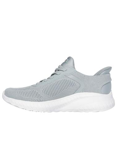 SKECHERS 117497 ZAPATILLAS CASUAL DE MUJER SLIP INS GRIS