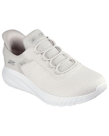 SKECHERS 117504 ZAPATILLAS CASUAL DE MUJER SLIP INS BEIGE