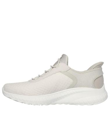 SKECHERS 117504 ZAPATILLAS CASUAL DE MUJER SLIP INS BEIGE