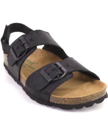AUTENTI 10888 SANDALIAS PIEL NEGRO