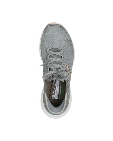 SKECHERS 150470 ZAPATILLAS CASUAL DE MUJER SLIP INS GRIS