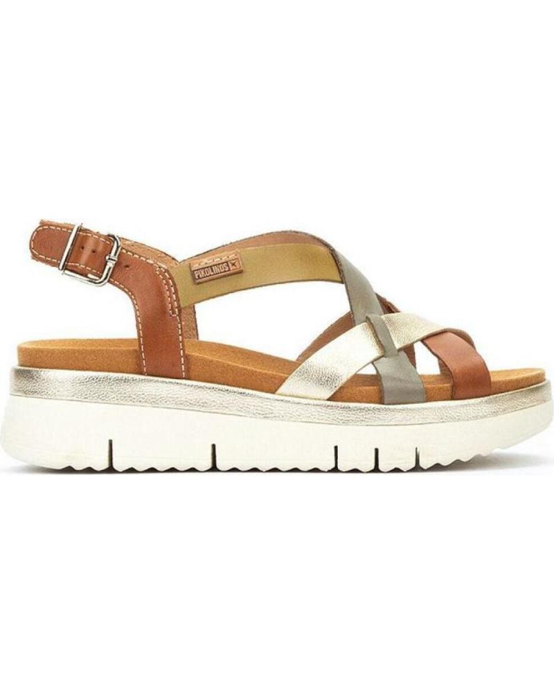 PIKOLINOS W4N-0650C1 SANDALIAS DE MUJER PIEL VERDE