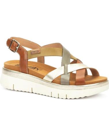 PIKOLINOS W4N-0650C1 SANDALIAS DE MUJER PIEL VERDE