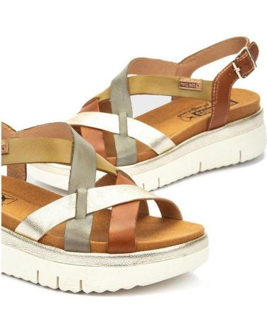 PIKOLINOS W4N-0650C1 SANDALIAS DE MUJER PIEL VERDE