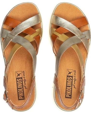 PIKOLINOS W4N-0650C1 SANDALIAS DE MUJER PIEL VERDE