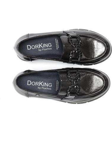 FLUCHOS DORKING BY INDIA D9325 MOCASIN GRAFITO