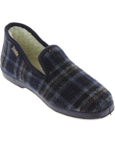 VICTORIA PANTUFLAS UNISEX 200301M CONFORTABLE CUADROS MARINO