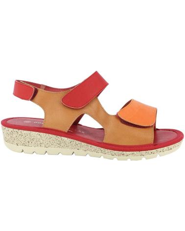 D`CUTILLAS SANDALIAS DE MUJER DOCTOR CUTILLAS 35322 AUTOADHERENTE ROJO