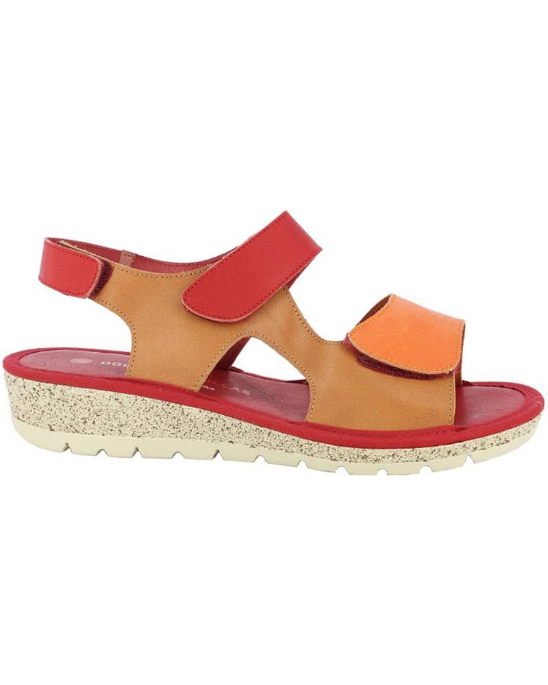 D`CUTILLAS SANDALIAS DE MUJER DOCTOR CUTILLAS 35322 AUTOADHERENTE ROJO