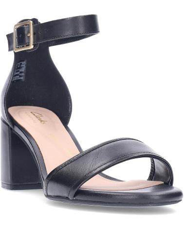 CLARKS SANDALIAS CON TACON EZORIA BLACK