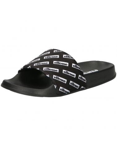 Woman and girl and boy Flip flops ELLESSE CHANCLA MORGANA SLIDE BLACK NEGRA  MULTICOLOR