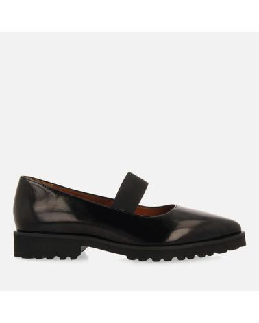 GIOSEPPO BAILARINAS DE PIEL EFECTO CHAROL NEGRAS MODELO 73829 NEGRO