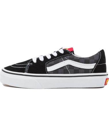 girl and boy sports shoes VANS OFF THE WALL ZAPATILLAS VANS SK8-LOW  NEGRO