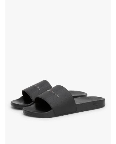 TOMMY HILFIGER HILIFGER NYC POOL SLIDE NEGRO