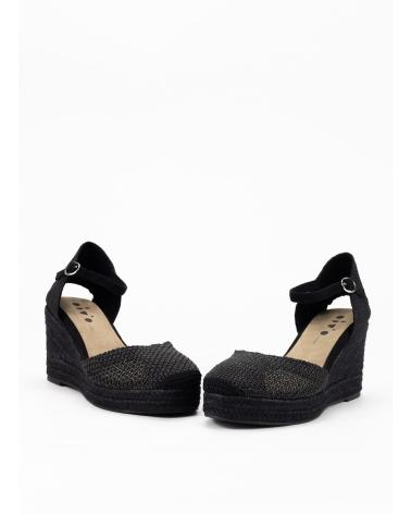 KESLEM ALPARGATA CON CUNA ALTA PARA MUJER EN COLOR NEGRO