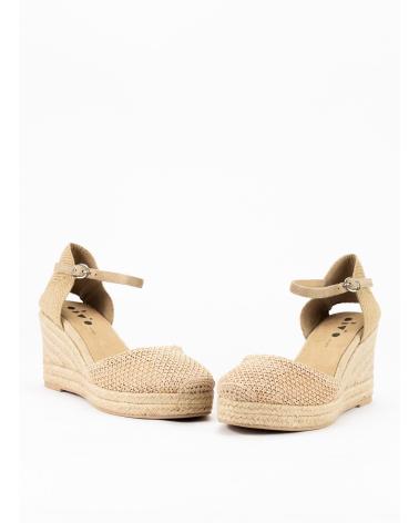 KESLEM ALPARGATA CON CUNA ALTA PARA MUJER EN COLOR CAMEL