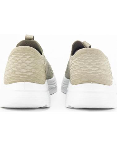 KESLEM ZAPATILLAS DEPORTIVAS SLIP-ON PARA HOMBRE EN COLOR CAQUI KAKI
