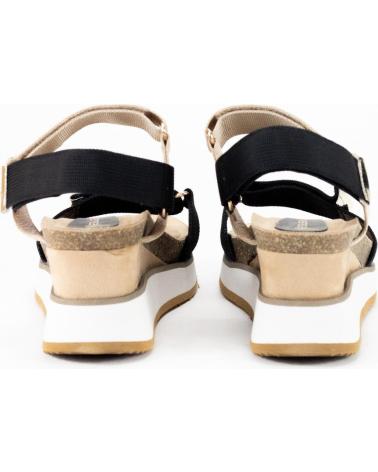 KESLEM SANDALIA DEPORTIVA CON CUNA EN COLOR NEGRO