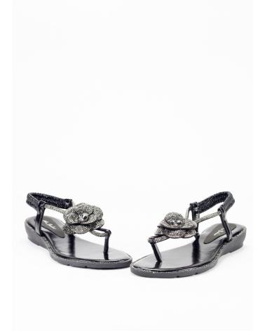 KESLEM SANDALIA CON CUNA PARA MUJER EN COLOR NEGRO