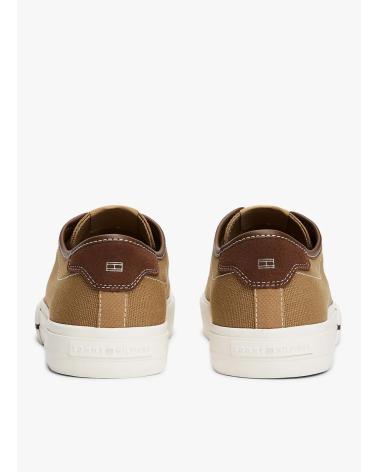 TOMMY HILFIGER TH HI VULC STREET CANVAS MARRON