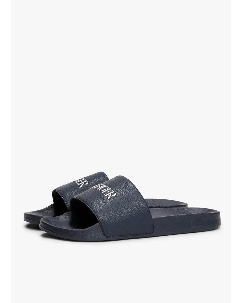 TOMMY HILFIGER HILFIGER PRINT TUMBLE POOL SLIDE MARINO
