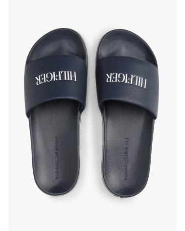 TOMMY HILFIGER HILFIGER PRINT TUMBLE POOL SLIDE MARINO