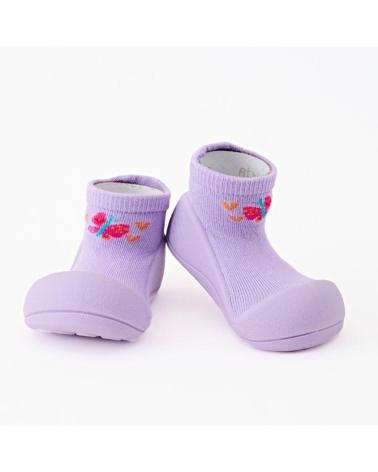 ATTIPAS DM BUTTERFLY ABU010 - SAPATILHAS PRIMEIROS PASSOS ROXO PúRPURA