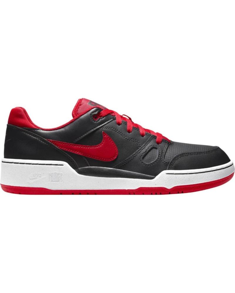 NIKE ZAPATILLAS FULL FORCE LO ROJO BLANCAS FB1362-006 CASUA NEGRO