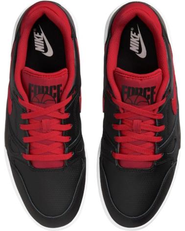 NIKE ZAPATILLAS FULL FORCE LO ROJO BLANCAS FB1362-006 CASUA NEGRO