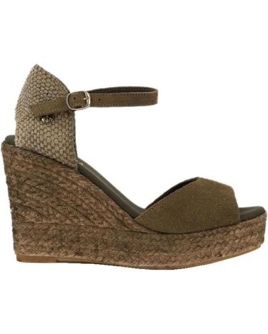 LA VALETA CHARLENE PEEP TOE OLIVA