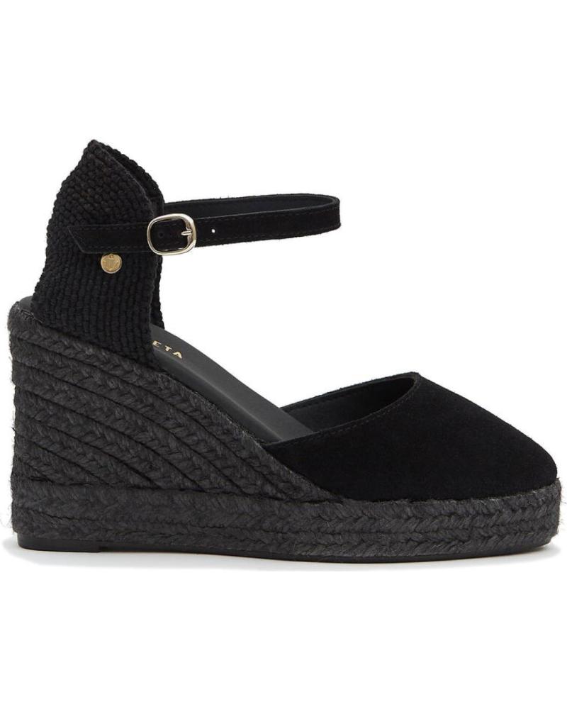 LA VALETA ALPARGATAS NEGRAS CERRADAS NEGRO