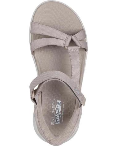 SKECHERS SLIP-INS GO WALK FLEX SANDAL - ILLUMIN TAUPE