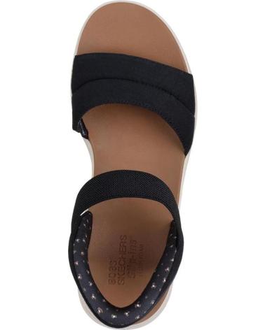 SKECHERS SLIP-INS BOBS SUN RAY NEGRA NEGRO
