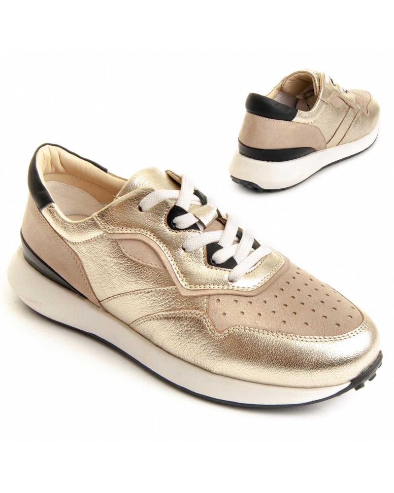 Zapatillas deporte PURAPIEL  de Mujer INIVAR  GOLD