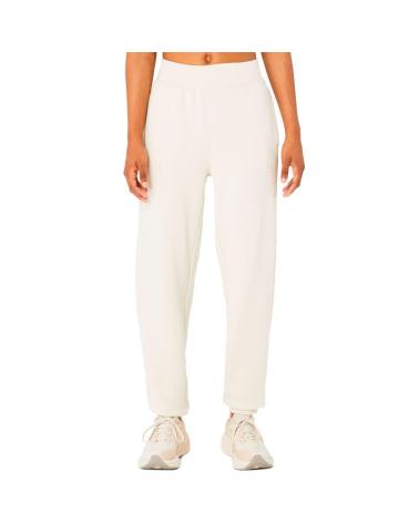 ASICS PANTALON MUJER LOGO SWEATPANT BIRCH BEIGE