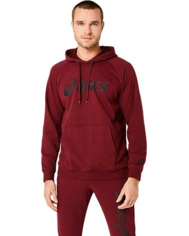 ASICS HOMBRE BIG OTH HOODIE 2031A984-603 GRANATE ROJO