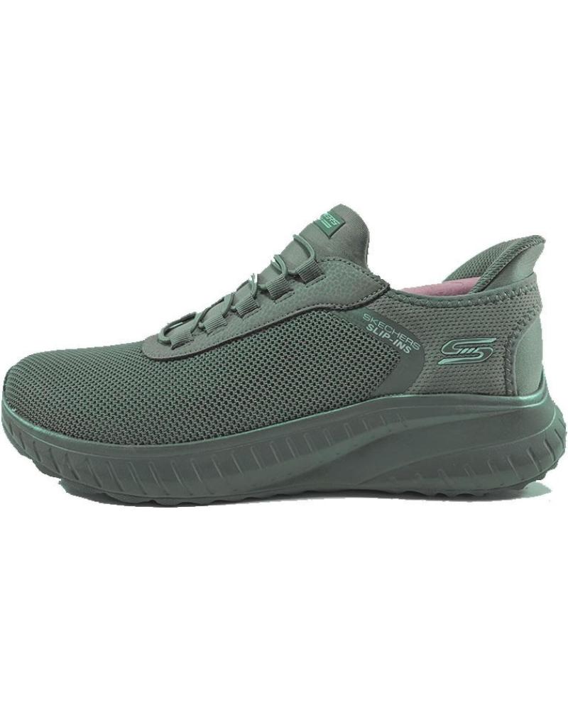 SKECHERS ZAPATILLA HOMBRE BOBS SQUAD CHAOS 118303-OLV VERDE