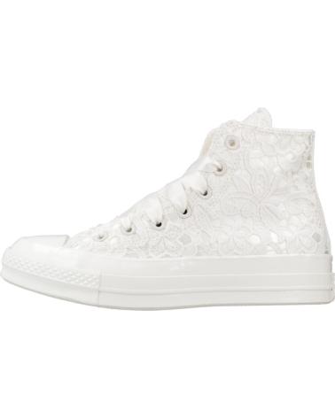 CONVERSE ZAPATILLAS MUJER MODELO CHUCK 70 CROCHETED SATIN COLOR BLANC WHITE